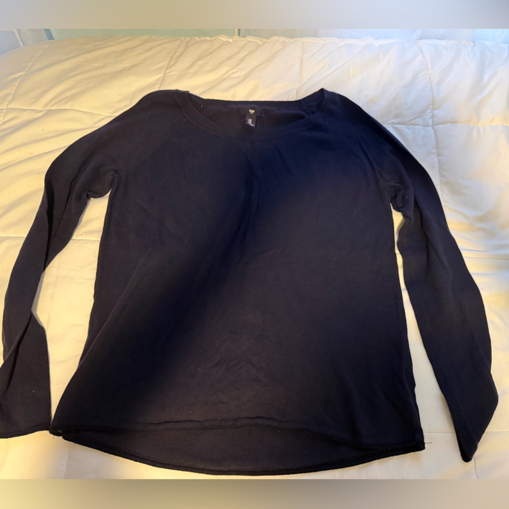 Gap Navy Blue Cotton Sweater